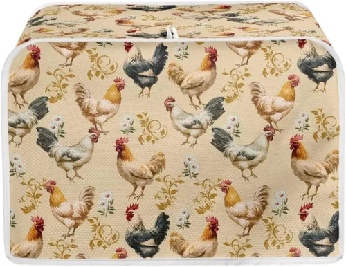 Vista 25 de Fundas decorativas para tostadora de notas musicales otoñales de 2 rebanadas para electrodomésticos de cocina pequeños, cubierta reversible