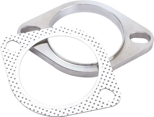 Vista 10 de Rwraps Junta de brida de escape de acero inoxidable de 2 pernos de 2 pulgadas y kit de conexión de brida de escape de 2 pernos de 2 pulgadas/51.8mm
