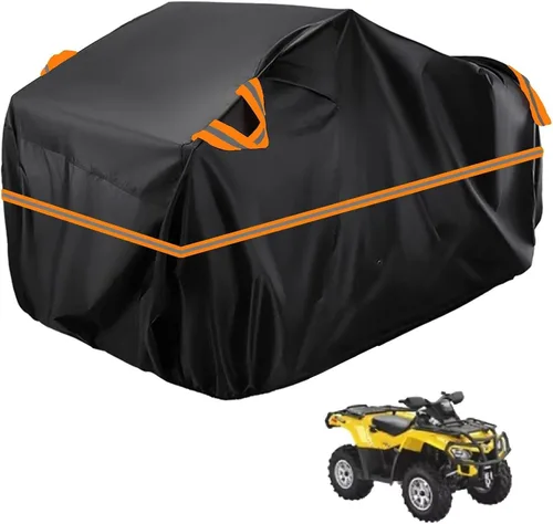 Vista 86 de Cubierta para ATV impermeable compatible con Arctic Cat H1 EFI TRV Cruiser 4x4 2011, cubierta de 210D para vehículos de 4 ruedas, cubierta para quad