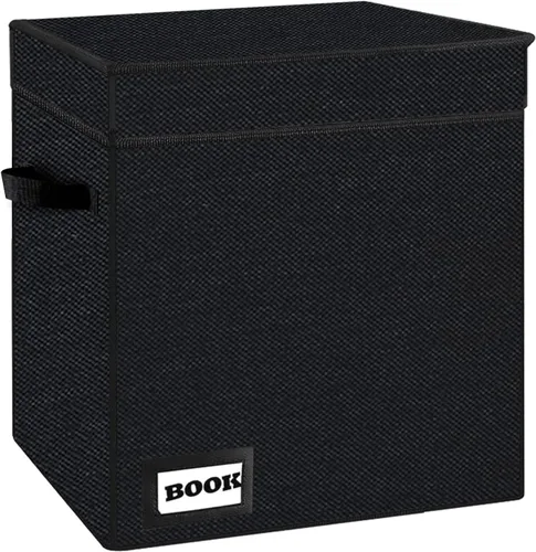 Vista 11 de Caja de Almacenamiento de Cómics, 15.8" X 7.8" X 11.8", Resistente Plegable Contiene 160-180 Cómics Contenedor Organizador Estante