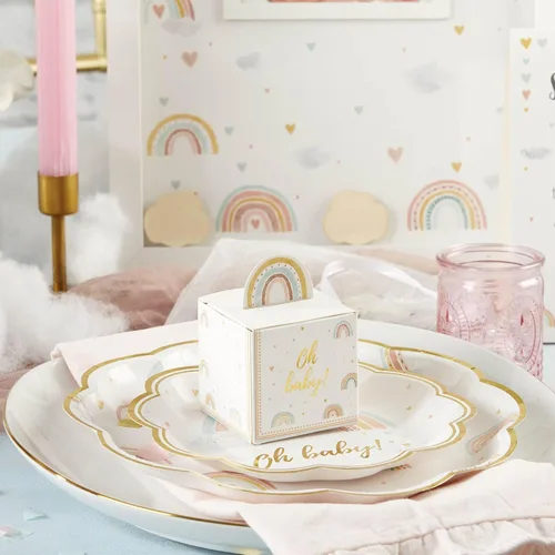 Vista 5 de Kate Aspen Boho Rainbow Shower, tamaño único, decoración de caja de bebé