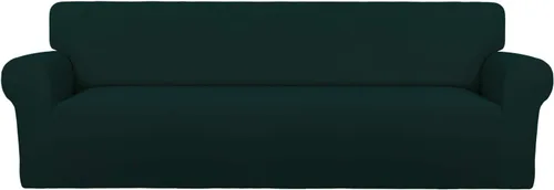 Vista 75 de PureFit Funda súper elástica para sofá reclinable con bolsillo, funda de sofá suave y antideslizante de elastano, lavable, protector de muebles