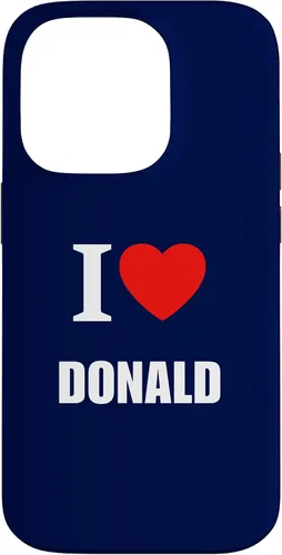 Vista 17 de Cute I Love Heart Donald Parents Wife Husband Girl Boy Case for iPhone 16