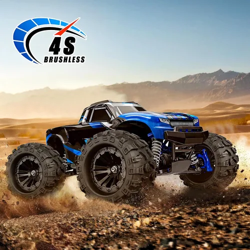 Vista 6 de Ruedas y neumáticos para camión RC prepegados de 2.8 pulgadas, hexagonal de 0.472 in con insertos de espuma para Traxxas Rustler Stampede 4X4 VXL