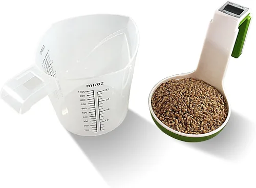 Vista 6 de Báscula digital de alimentos y taza medidora de cocina