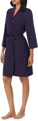 Vista 2 de Nautica Bata de punto de algodón para mujer (talla regular y grande)