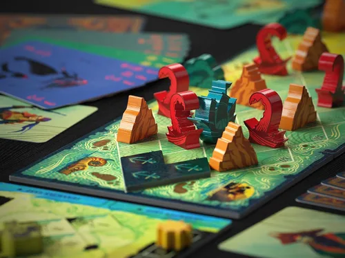 Vista 5 de ALLPLAY Sail Cooperative Strategy - Juego de mesa para 2 jugadores para adultos y familia, juego de cartas único para tomar trucos, límites