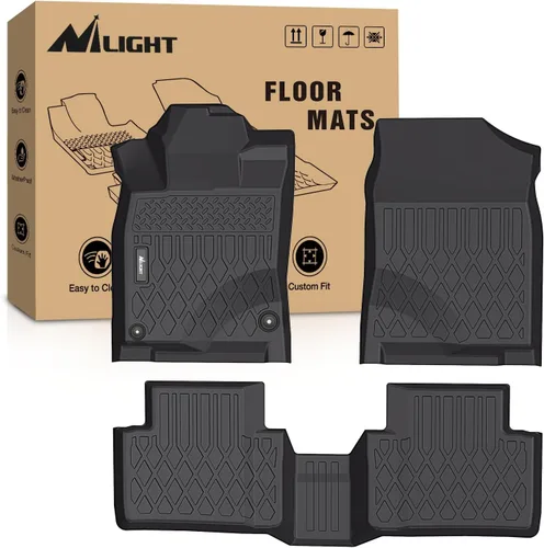 Vista 17 de Nilight Tapetes de piso TPE para Honda Odyssey 2011 2012 2013 2014 2015 2016 2017, para todo tipo de clima, forro de piso personalizado, resistente