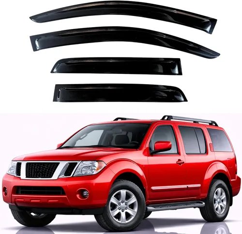 Vista 245 de KPY Protector de lluvia compatible con Ford Bronco 1980-1996, Ford F150 F250 F350, deflectores de ventilación lateral para visera de ventana
