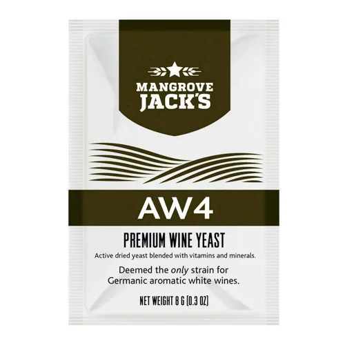 Vista 3 de Levadura de vino de Manglar Jack's - AW4 0.28 oz trata 23L Vinos Blancos Aromáticos
