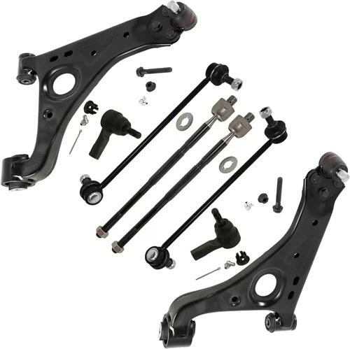 Vista 132 de Detroit Axle - Kit de brazos de control de extremo de 8 piezas para Toyota 2001-2003 Highlander 2002-2003 Camry Lexus ES300, 2 conjuntos de brazos