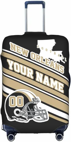 Vista 15 de Fundas de equipaje personalizadas con nombre y número, funda de maleta lavable elástica personalizada para equipaje, Arizona, Fútbol