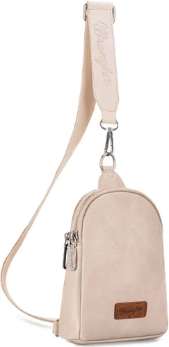 Vista 9 de Wrangler Bolso bandolera pequeño para mujer, bolsos cruzados de cuero *Clásico-marrón