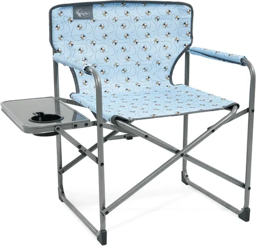 Vista 9 de Busy Bee Oversized Kids Camping Chair with Cup Holder, High Back Toddler Chair Kids Folding Chair, Perfect for Beach & Outdoor, Supports 150 Lbs.