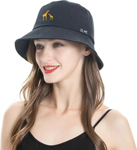 Vista 349 de ZLYC Gorra de pescador bordada de moda unisex para hombres y mujeres
