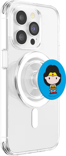 Vista 3 de Wonder Woman Cute Chibi Character PopSockets MagSafe PopGrip para iPhone