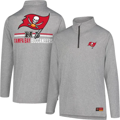 Vista 25 de Ultra Game Men's NFL Official Super Soft Quarter Zip Long Sleeve T-Shirt