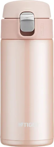 Vista 8 de Tiger Termo - Botella de agua TIGER, 12.2 fl oz (12.2 fl oz), Sahara One Touch, ligera, MMJ-A362KJ, negro