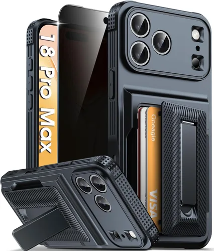 Vista 50 de Oneagle Funda tipo cartera para iPhone 17 Pro Max con tarjetero