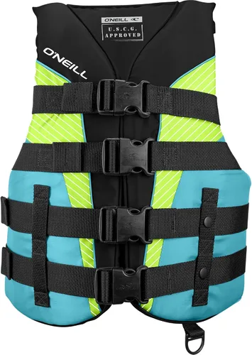 Vista 6 de O'Neill Chaleco salvavidas SuperLite USCG para mujer Negro/humo/negro: ultra violeta