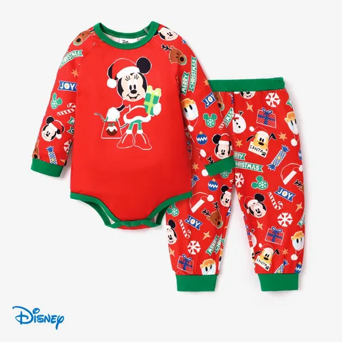 Vista 2 de Disney Conjunto de mameluco y pantalones de manga larga para bebé niña y niño de 0 a 18 meses