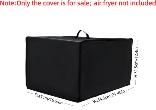 Vista 3 de TRINENOX - Cubierta para horno tostador para freidora de aire Breville Smart Oven Air Fryer Pro BOV900BSS, 16.54 pulgadas de profundidad x 21.46