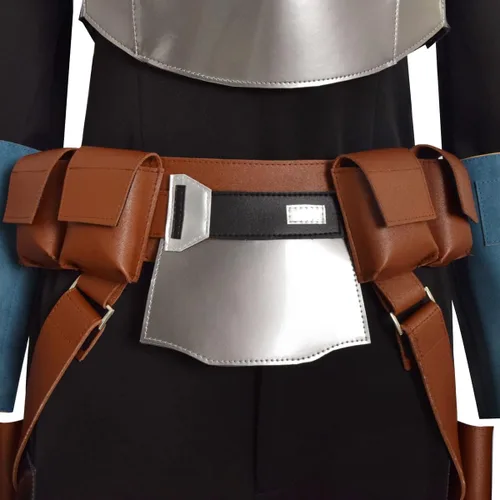 Vista 8 de Tilevico Mandalorian Armour Bo Katan Kryze - Disfraz de cosplay de guerra clon, Halloween, carnaval, fiesta, trajes para mujeres adultas