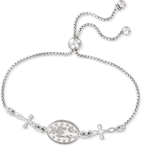 Vista 5 de Ross-Simons Pulsera Bolo de Medalla Milagrosa