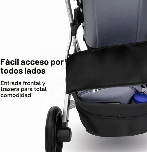 Vista 4 de Funda para cesta de cochecito para accesorios UPPAbaby Vista V2 y V3, protector de almacenamiento resistente al agua, oculta artículos, fácil acceso