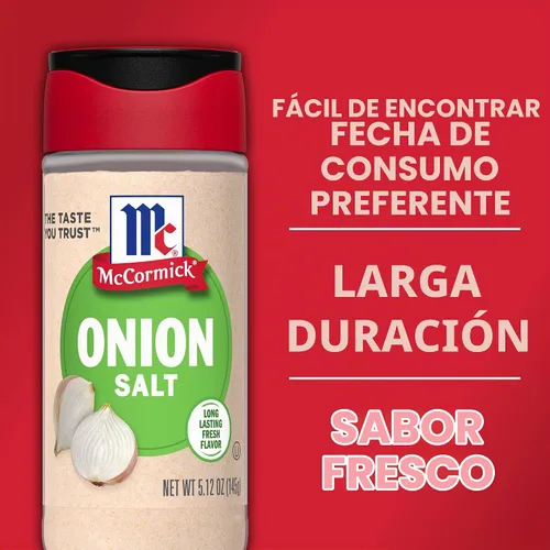 Vista 4 de McCormick Sal de cebolla, 5.12 oz