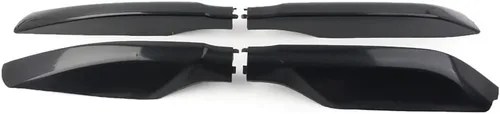 Vista 5 de Rieles de techo negro Cubierta de protección para Toyota Land Cruiser Prado FJ150 2010-2018