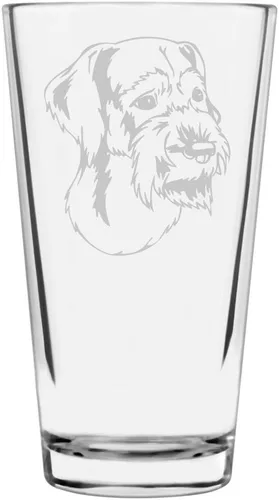 Vista 70 de Podenco Canario - Vaso de pinta de 16 onzas con temática de perro personalizado