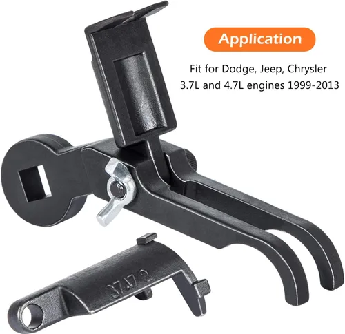 Vista 5 de E-cowlboy Herramienta de instalación de extractor de brazo basculante y compresor de resorte de válvula para motores Chrysler, Dodge, Jeep 3.7L