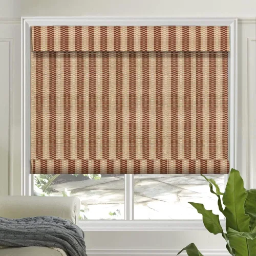Vista 10 de LETAU - Cortinas de madera para ventanas con cenefa, filtran la luz