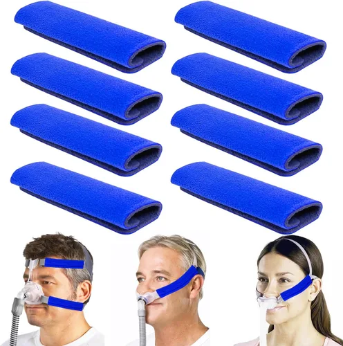 Vista 8 de Paquete de 4 fundas de correa CPAP, cubierta de correa de máscara CPAP, fundas de correa para casco CPAP, cojines de correa CPAP, cojines de máscara