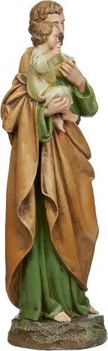 Vista 5 de Joseph Studio - Figura de estatua de San José de 14 pulgadas, colección renacentista Colección del Renacimiento • Estatua religiosa • Decoración