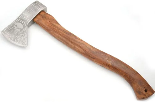 Vista 8 de Medieval Warrior Hacha Tomahawk Viking Tomahawk hecha a mano forjada a mano personalizada-hacha de caza-hacha de camping. (diseño)