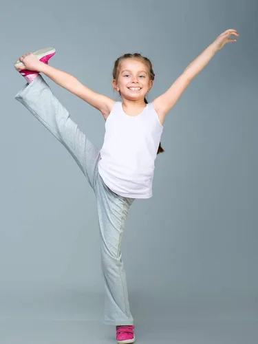 Vista 3 de SATINIOR 4 piezas de camisetas sin mangas de danza para niñas, espalda cruzada, ropa de baile para niñas