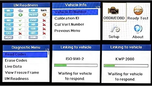 Vista 8 de Autel Autolink AL319 - Lector de código, OBD2, escáner, para automóvil, fallo del motor, herramienta de diagnóstico, CAN, para todos los coches