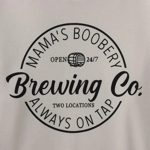 Vista 5 de KEKEMI Women's Crewneck Sweatshirt Long Sleeve Mama's Boobery Pullover Top Breast Feeding Graphic Sweater Brewing Co Shirt
