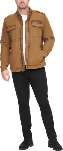 Vista 2 de Levi's mens Washed Cotton Military Jacket (Regular & Big & Tall Sizes)