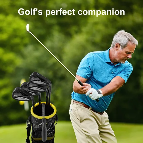 Vista 8 de Golf Stand Bag, 2 Way Dividers Golf Bag Sunday Golf Bag Lightweight Par 3 Golf Bag, Pitch and Putt Youth Golf Bag with Multiple Storage Pockets