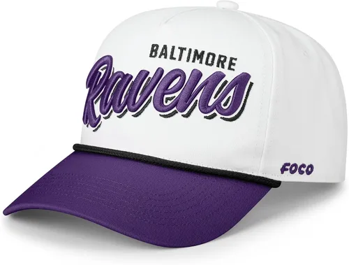 Vista 27 de FOCO Gorra con logotipo del equipo de la NFL para hombre con script Monty