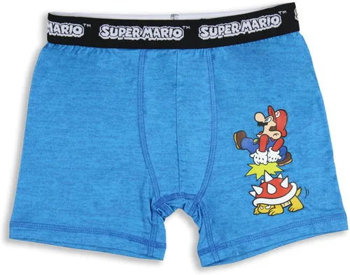 Vista 2 de Super Mario Bros Boys Character 3 Pack Athletic Boxer Briefs