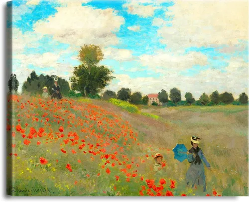 Vista 202 de A&T ARTWORK Antibes Seen from The Salis Gardens de Claude Monet Las Obras de Arte Clásico Mundial Reproducciones, Impresiones de Arte en Lienzo