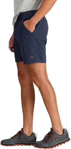 Vista 4 de Outdoor Research Pantalones cortos Astro para hombre, entrepierna de 7 pulgadas