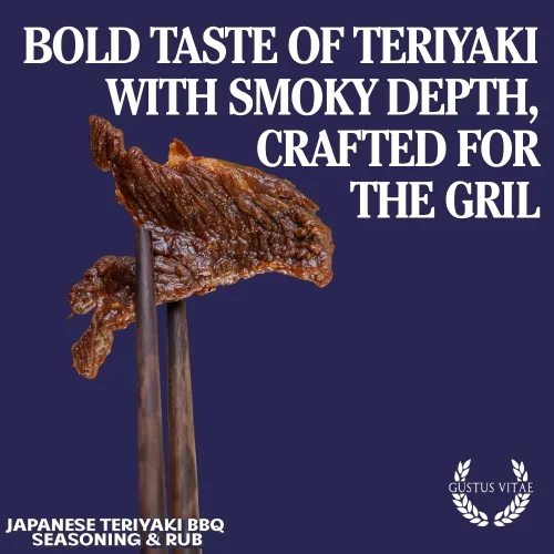 Vista 3 de Condimento y frote japonés para barbacoa Teriyaki Mezcla de especias totalmente naturales Lote pequeño, hecho a mano Mezcla de especias
