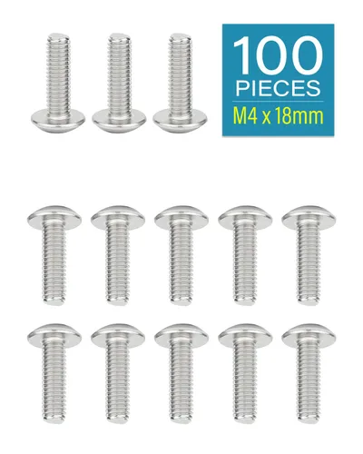 Vista 2 de IMScrews Tornillos de cabeza Phillips M4-0.03 x 0.709 in, tornillos de acero inoxidable 304, paquete de 100
