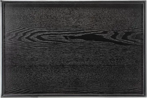 Vista 8 de Bandeja extra grande de madera maciza de 16 x 11 pulgadas para servir té, mesa de café, aperitivos, comidas, plato de servir, cocina, fiesta, bar