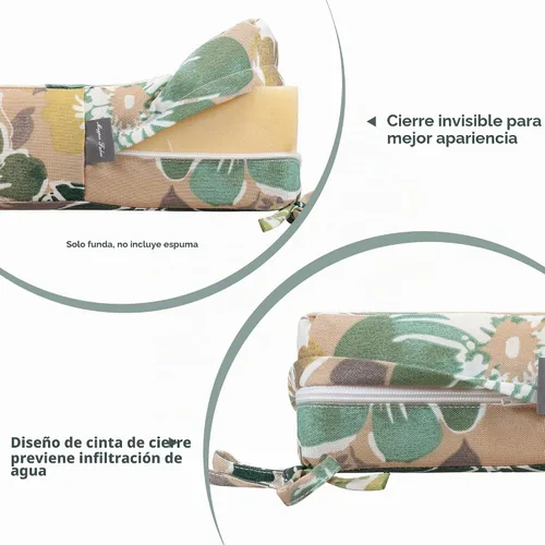 Vista 6 de Magpie Fabrics - Fundas de cojín para bancos del patio o sofás biplaza (solo funda de repuesto, sin inserto!), funda de cojín de columpio resistente